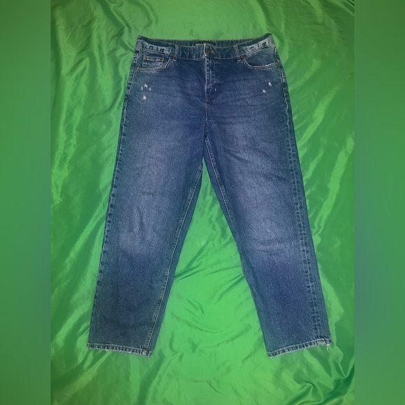 Boden Blue Boyfriend Denim Jeans size 10R - Picture 1 of 9